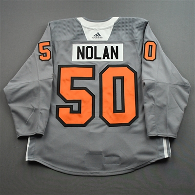 Oskar Lindblom - Warm-up Worn Lou Nolan Night Jersey - April 9, 2022