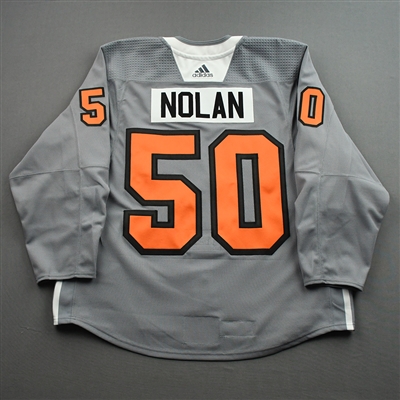 Keith Yandle - Warm-up Issued Lou Nolan Night Jersey - April 9, 2022 