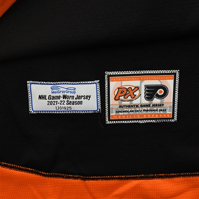 James van Riemsdyk - Game-Worn Third Jersey w/ Lou Nolan 50 Years Patch - April 9, 2022