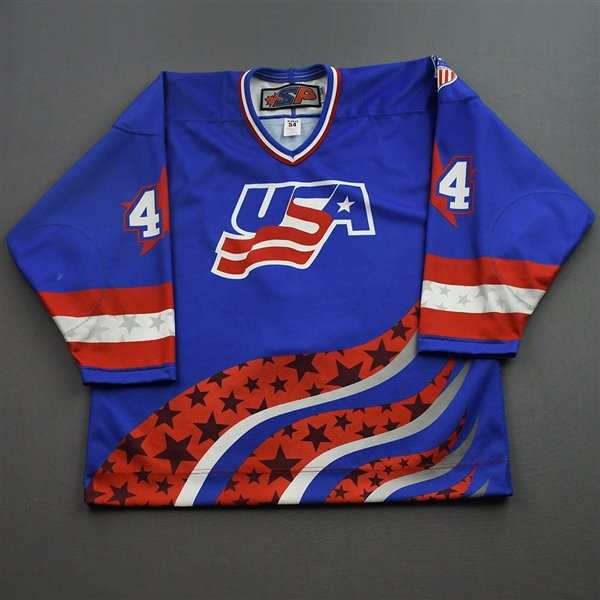 William Vote - 2022 U.S. NTDP U-17 - Game-Worn Heroes Appreciation 96 Throwback Autographed Jersey