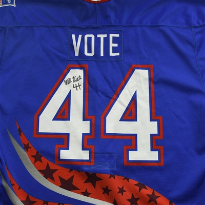 William Vote - 2022 U.S. NTDP U-17 - Game-Worn Heroes Appreciation '96 Throwback Autographed Jersey