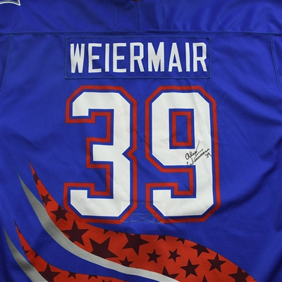 Alexander Weiermair - 2022 U.S. NTDP U-17 - Game-Worn Heroes Appreciation '96 Throwback Autographed Jersey