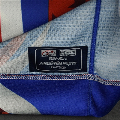Alexander Weiermair - 2022 U.S. NTDP U-17 - Game-Worn Heroes Appreciation '96 Throwback Autographed Jersey