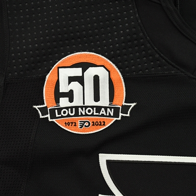 Max Willman - Game-Issued Third Jersey w/ Lou Nolan 50 Years Patch - April 9, 2022