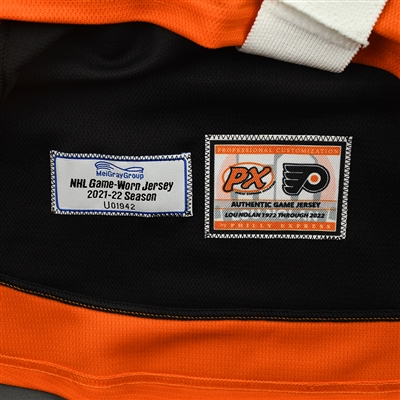 Max Willman - Game-Issued Third Jersey w/ Lou Nolan 50 Years Patch - April 9, 2022