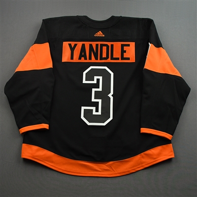 Keith Yandle - Game-Issued Third Jersey w/ Lou Nolan 50 Years Patch - April 9, 2022