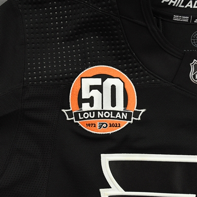 Cam York - Game-Worn Third Jersey w/ Lou Nolan 50 Years Patch - April 9, 2022
