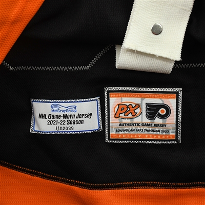 Cam York - Game-Worn Third Jersey w/ Lou Nolan 50 Years Patch - April 9, 2022