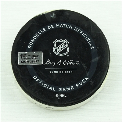 Dmitry Orlov - Washington Capitals - Goal Puck - March 7, 2021 vs. Philadelphia Flyers (Flyers Logo) 