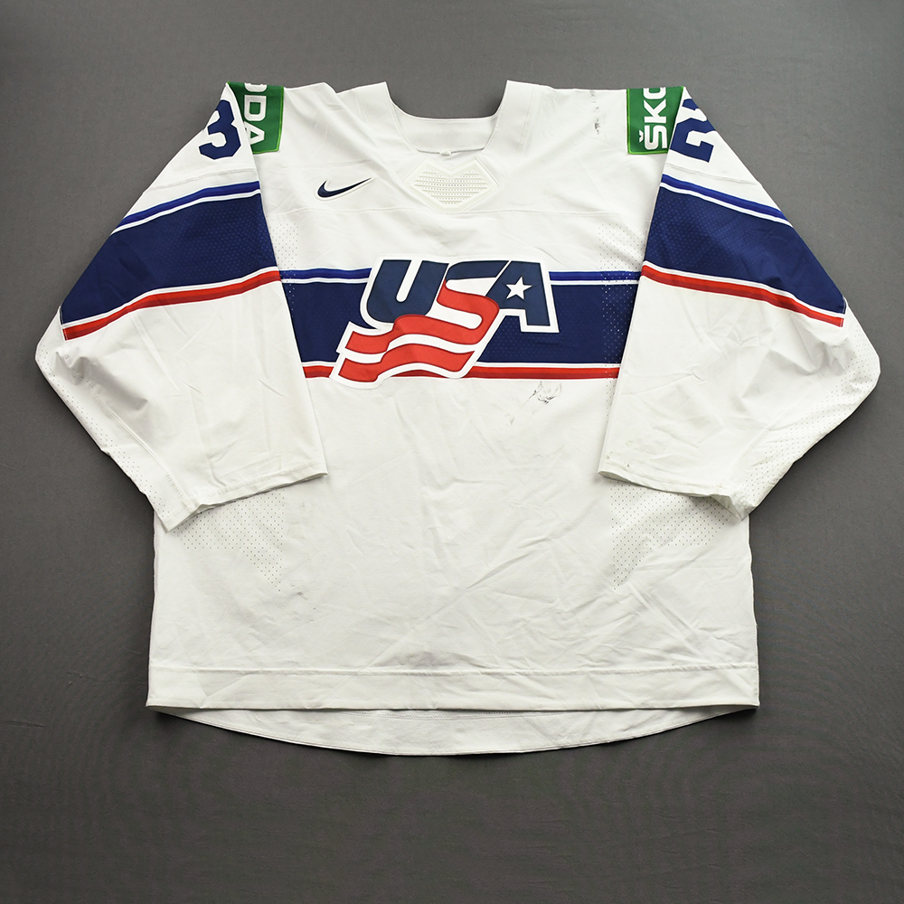 NEW NIKE IIHF USA Men's Jersey Sz Large hockey jersey white