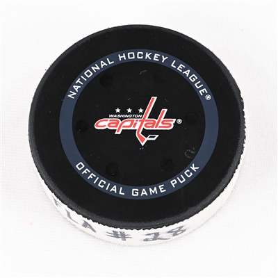 Claude Giroux - Florida Panthers - Goal Puck - May 13, 2022 vs. Washington Capitals (Capitals Logo) - 2022 Stanley Cup Playoffs - Round 1, Game 6
