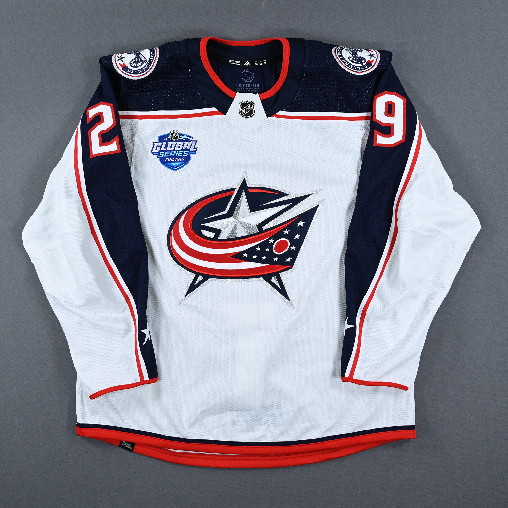 Columbus Blue Jackets Game Used NHL Jerseys for sale