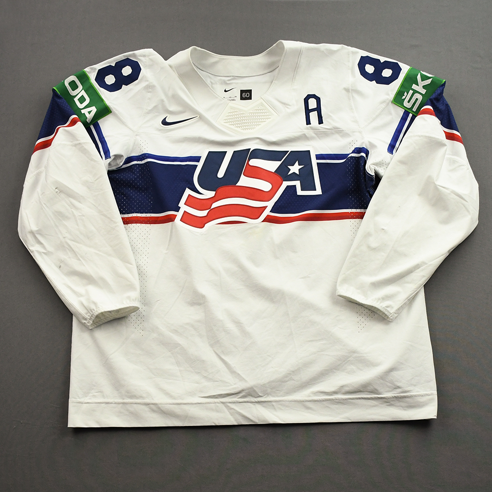 Game-worn Olympic hockey jersey auction now open