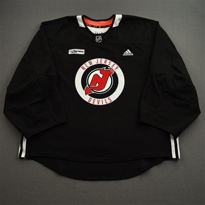 Andrew Hammond - Black Practice Jersey w/ RWJ Barnabas Health Patch - 2021-22 NHL Season