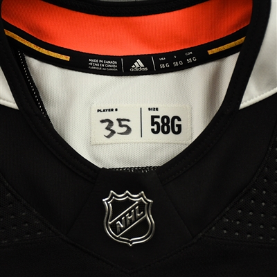 Andrew Hammond - Black Practice Jersey w/ RWJ Barnabas Health Patch - 2021-22 NHL Season