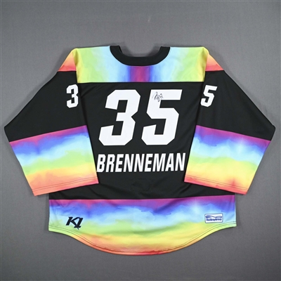 Jenna Brenneman - Game-Worn Autographed Pride Jersey - Worn February 26, 2023 vs. Toronto Six