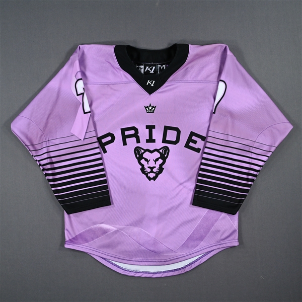 Chloe Gonsalves - Game-Worn Game-Worn Hockey Fights Cancer Jersey - Worn February 18, 2023