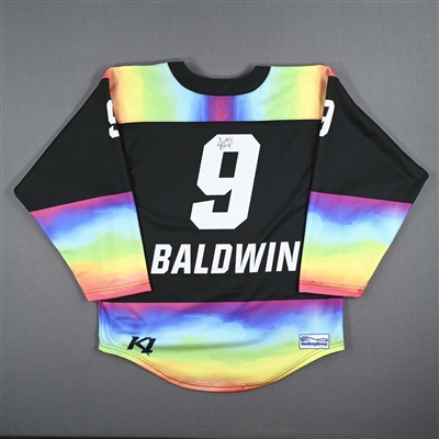 Sydney Baldwin - Game-Worn Autographed Pride Jersey - Worn February 26, 2023 vs. Toronto Six