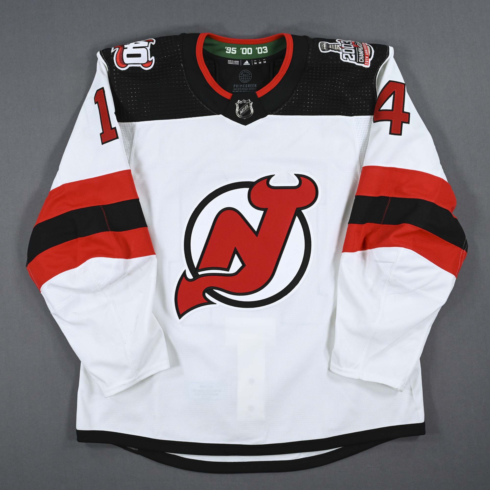 New Jersey Devils authentic patch jersey