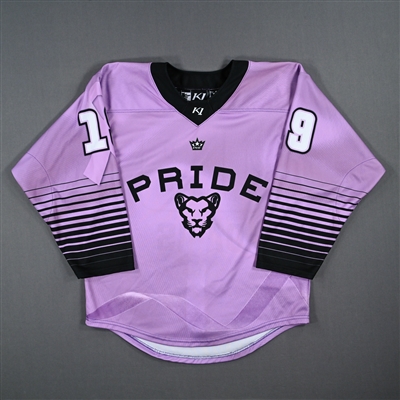 Sammy Davis - Game-Worn Hockey Fights Cancer Jersey - Worn February 18, 2023