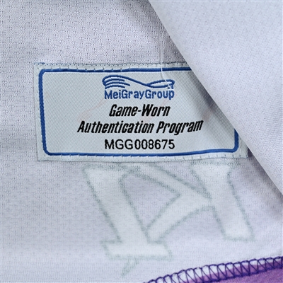 Sammy Davis - Game-Worn Hockey Fights Cancer Jersey - Worn February 18, 2023
