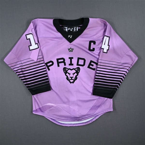 Jillian Dempsey - Game-Worn Hockey Fights Cancer Jersey w/C - Worn February 18, 2023