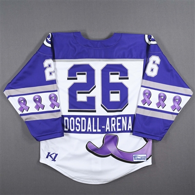 Kiira Dosdall-Arena - Connecticut Whale - Game-Issued Alzheimer's Awareness Jersey - 2022-23 PHF Season