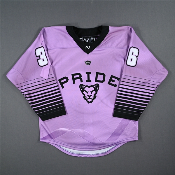 Loren Gabel - Game-Worn Hockey Fights Cancer Jersey - Worn February 18, 2023