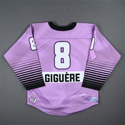 Elizabeth Giguere - Game-Worn Hockey Fights Cancer Jersey - Worn February 18, 2023