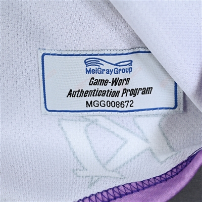 Elizabeth Giguere - Game-Worn Hockey Fights Cancer Jersey - Worn February 18, 2023