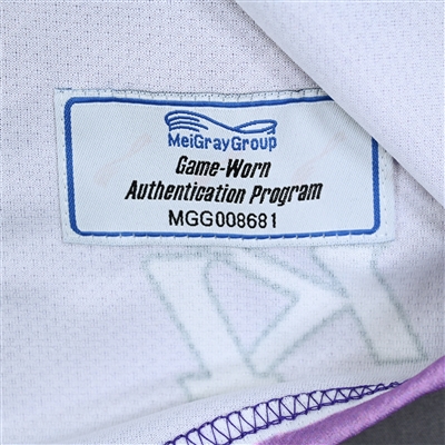 Becca Gilmore - Game-Issued Hockey Fights Cancer Jersey
