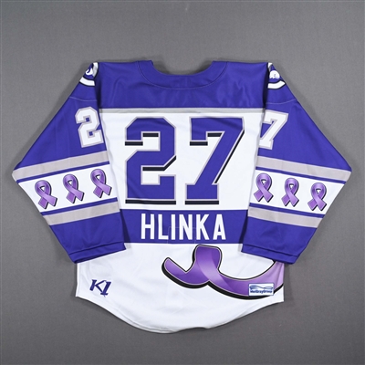 Janka Hlinka - Connecticut Whale - Game-Worn Alzheimer's Awareness Jersey - Worn February 18, 2023 vs. Toronto Six - 2022-23 PHF Season