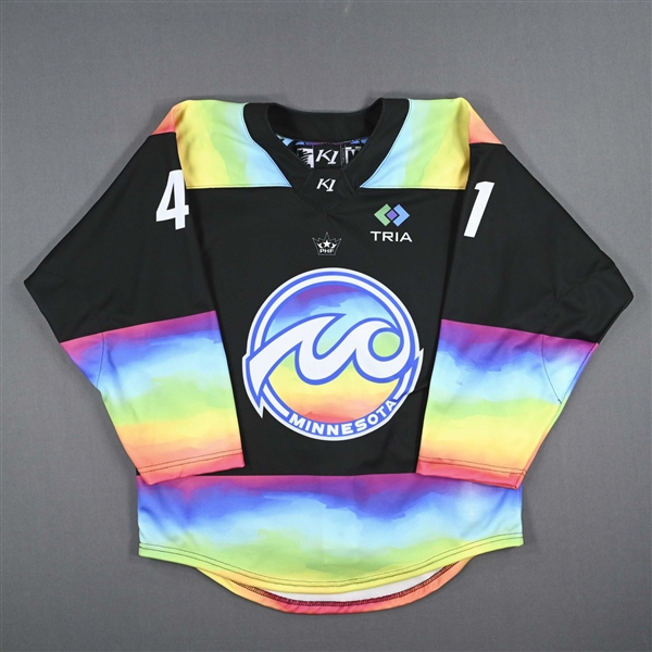 Denisa Krizova - Game-Worn Autographed Pride Jersey - Worn February 26, 2023 vs. Toronto Six