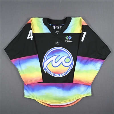 Denisa Krizova - Game-Worn Autographed Pride Jersey - Worn February 26, 2023 vs. Toronto Six