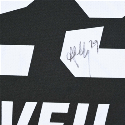 Amanda Leveille - Game-Issued Autographed Pride Jersey - Issued February 26, 2023 vs. Toronto Six