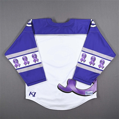 No Name Or Number Blank - Connecticut Whale - Game-Issued Alzheimer's Awareness Jersey - 2022-23 PHF Season