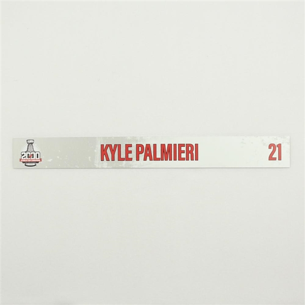 Kyle Palmieri - 2000 Stanley Cup 20th Anniversary Locker Room Nameplate