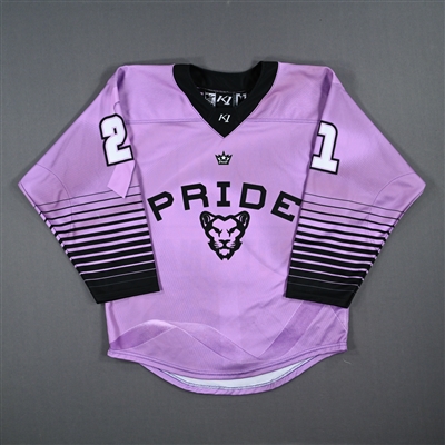 Christina Putigna - Game-Worn Hockey Fights Cancer Jersey - Worn February 18, 2023