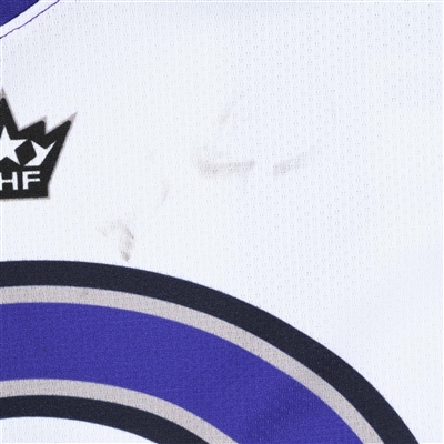 Justine Reyes - Connecticut Whale - Game-Worn Alzheimer's Awareness Jersey - Worn February 18, 2023 vs. Toronto Six - 2022-23 PHF Season