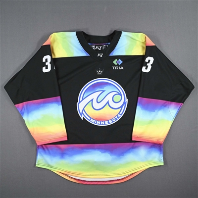 Maddie Rowe - Game-Worn Autographed Pride Jersey - Worn February 26, 2023 vs. Toronto Six