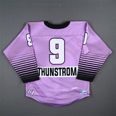 Allie Thunstrom - Game-Worn Hockey Fights Cancer Jersey - Worn February 18, 2023