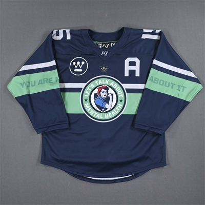 Minttu Tuominen - Game-Worn Mental Health Awareness  Autographed Jersey w/A - Worn January 14 and 15, 2023