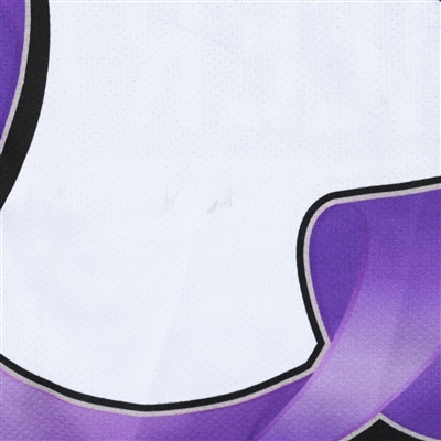 Alyssa Wohlfeiler - Connecticut Whale - Game-Worn Alzheimer's Awareness Jersey w/A - Worn February 18, 2023 vs. Toronto Six - 2022-23 PHF Season