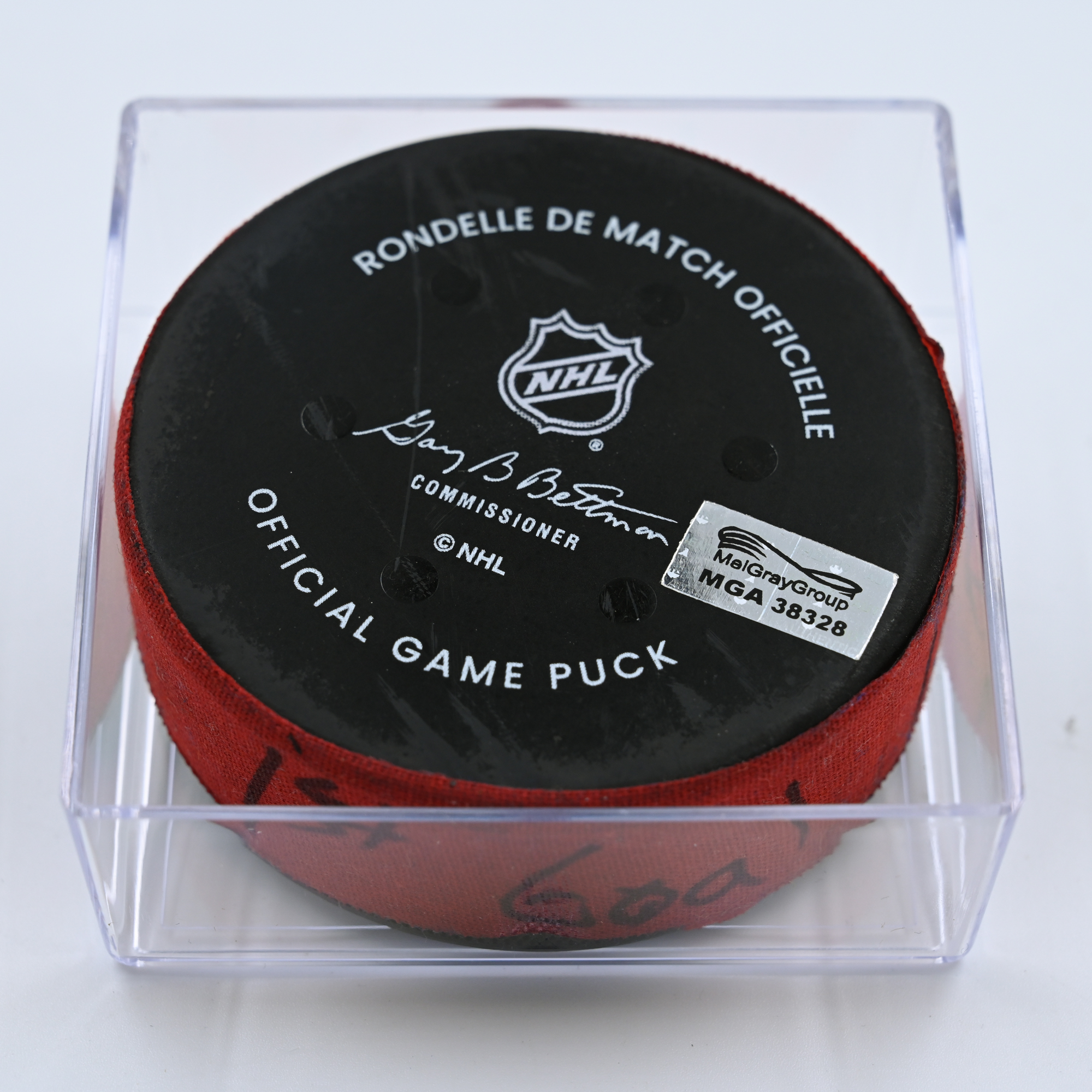 New Jersey Devils 40th Anniversary Official Game Hockey Puck