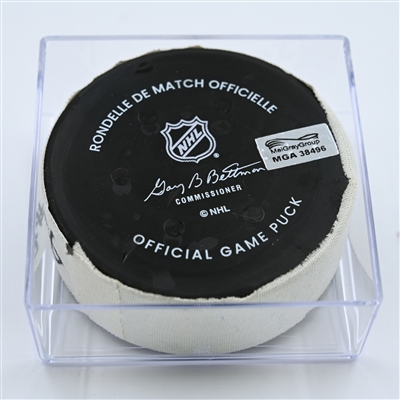 Mikael Granlund - Nashville Predators - Goal Puck - October 27, 2022 vs. St. Louis Blues (Predators Logo)  - 2022-23 NHL Season