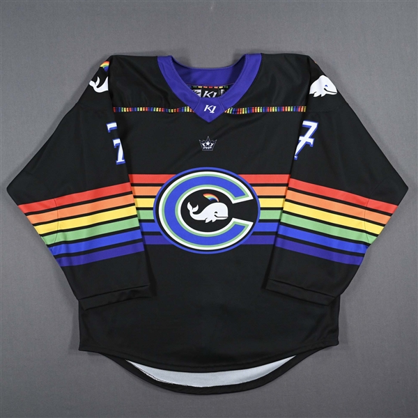 Rachael Ade - Game-Worn Autographed Pride Jersey - Worn February 26, 2023 vs. Metropolitan Riveters