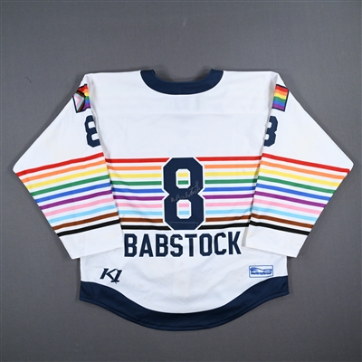Kelly Babstock - Game-Worn Autographed Pride Jersey - Worn March 10-11, 2023 vs. Buffalo Beauts