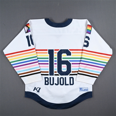Sarah Bujold - Game-Worn Autographed Pride Jersey - Worn March 10-11, 2023 vs. Buffalo Beauts