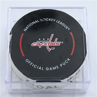 William Carrier - Vegas Golden Knights - Goal Puck - November 1, 2022 vs. Washington Capitals (Capitals Logo)  - 2022-23 NHL Season
