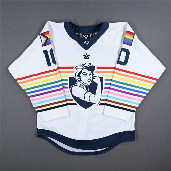 Kendall Cornine - Game-Worn Autographed Pride Jersey - Worn March 10-11, 2023 vs. Buffalo Beauts